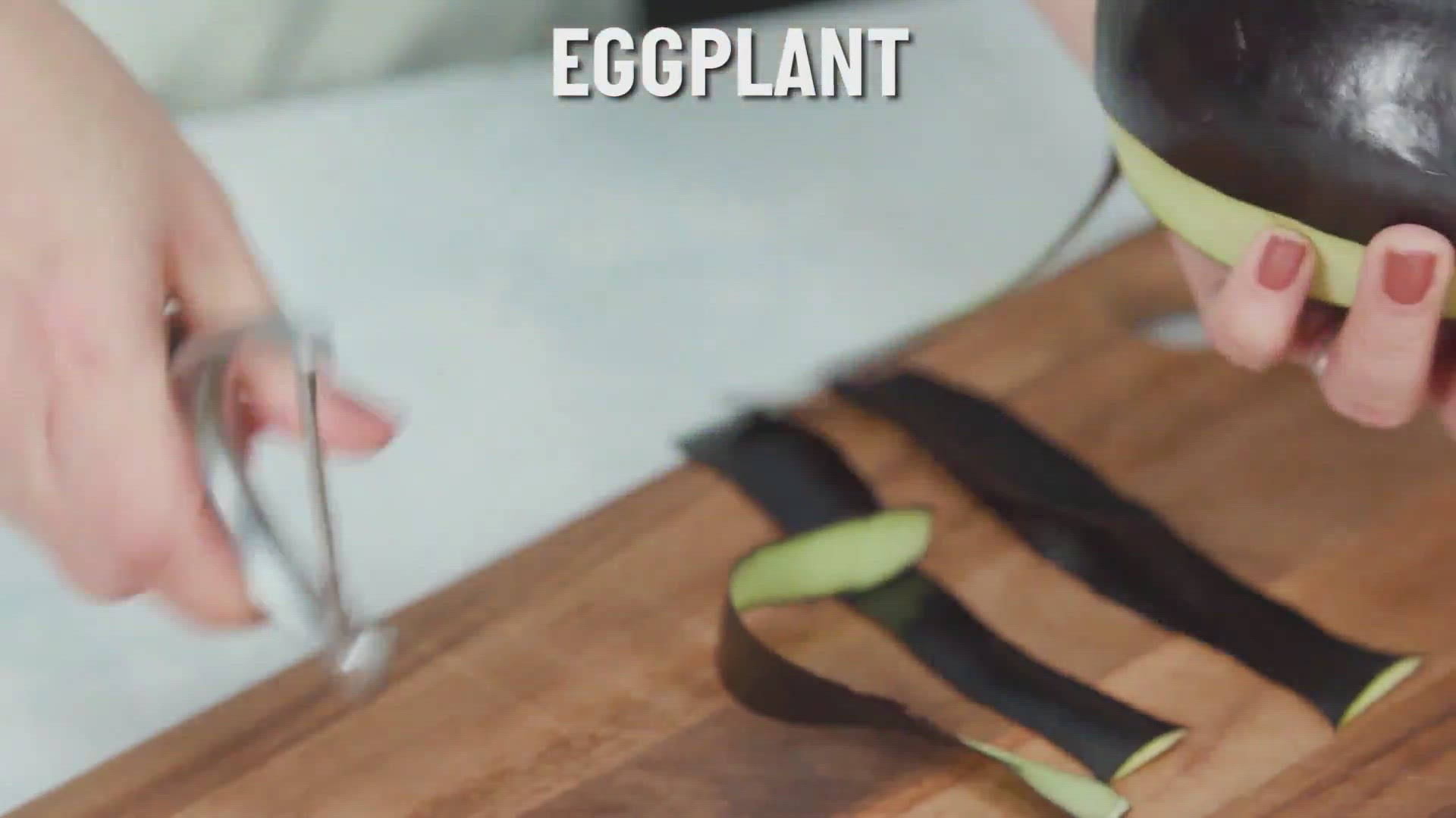 'Video thumbnail for Eggplant With Peas, Tomato, and Prosciutto'