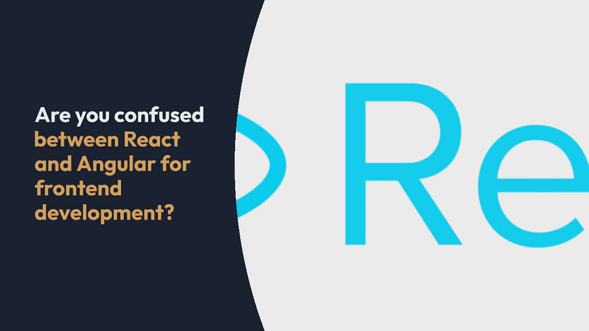 'Video thumbnail for React vs Angular: Which is best for Frontend Development?'
