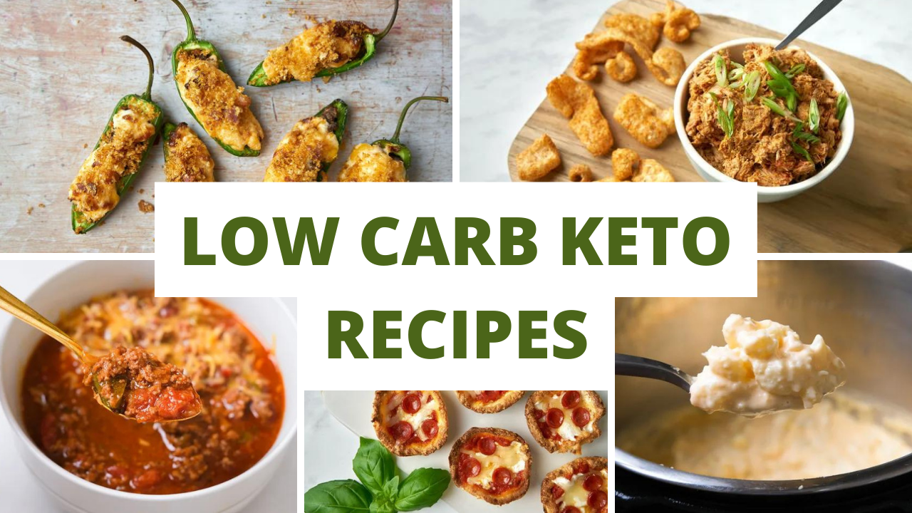 Video thumbnail for low carb keto recipes