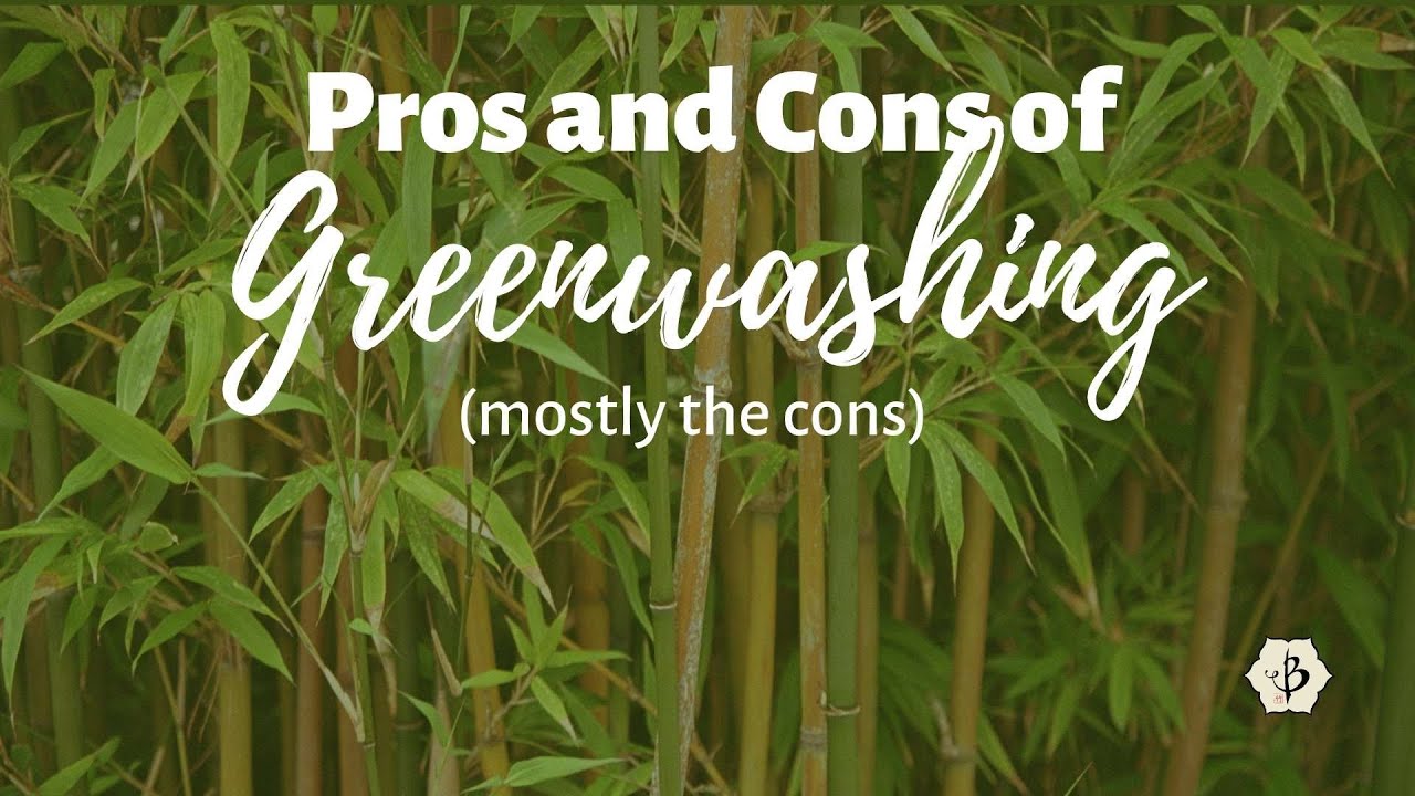 'Video thumbnail for The Pros and Cons of Greenwashing'