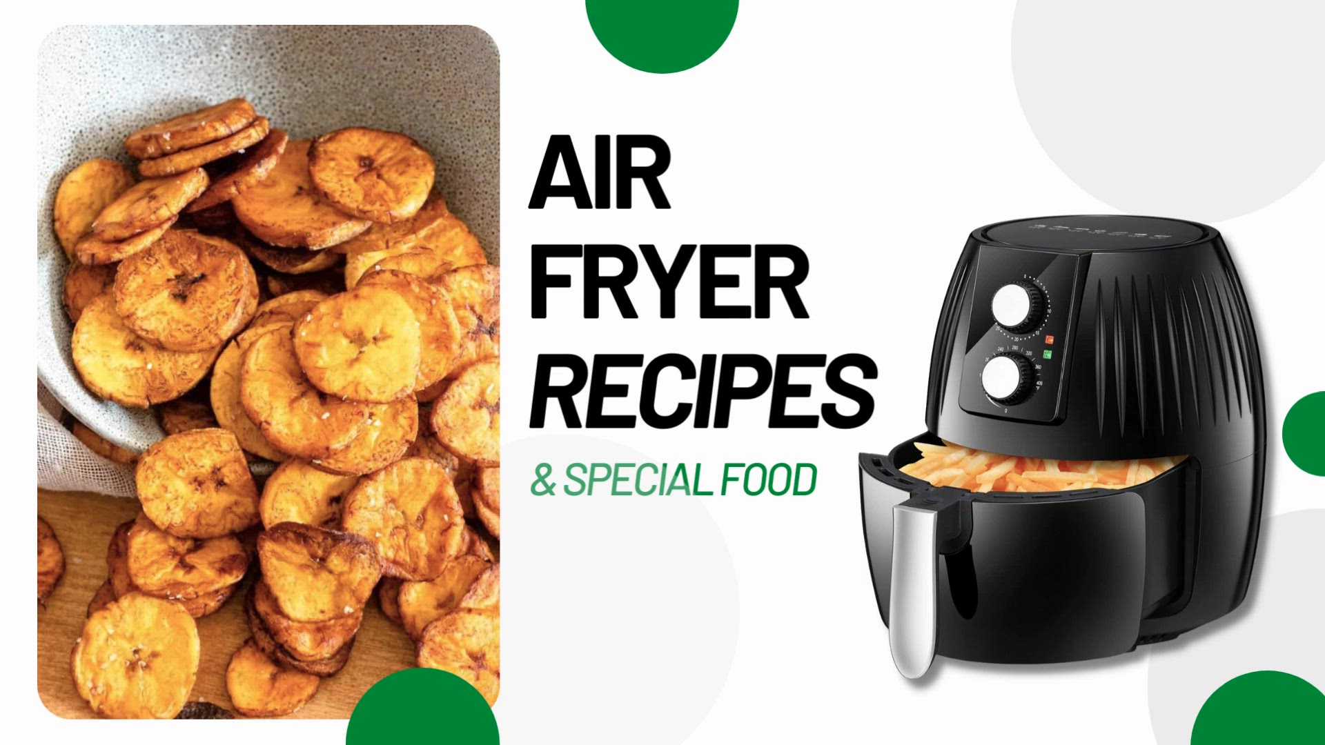 'Video thumbnail for Summer Air Fryer Recipes - Plantain Chips'