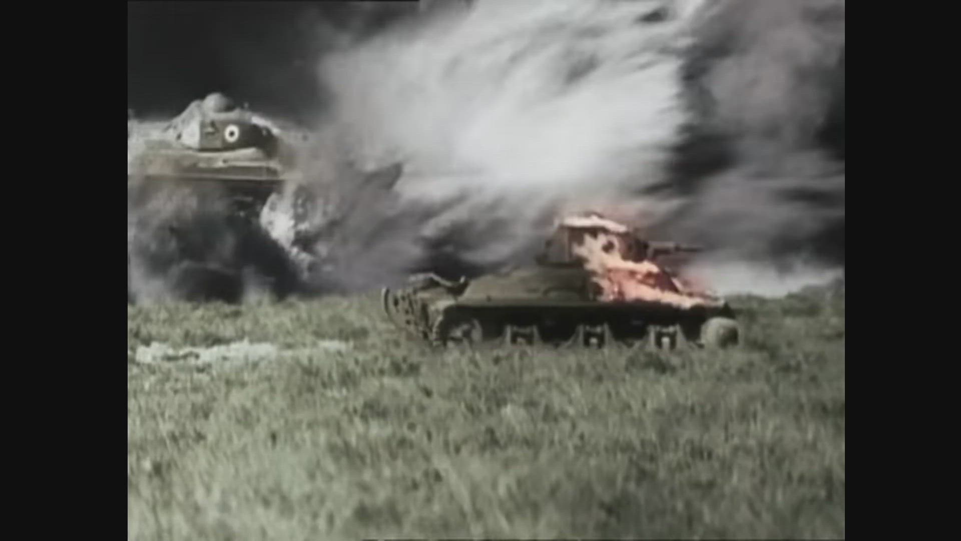 'Video thumbnail for Luftwaffe Attacks Tanks'