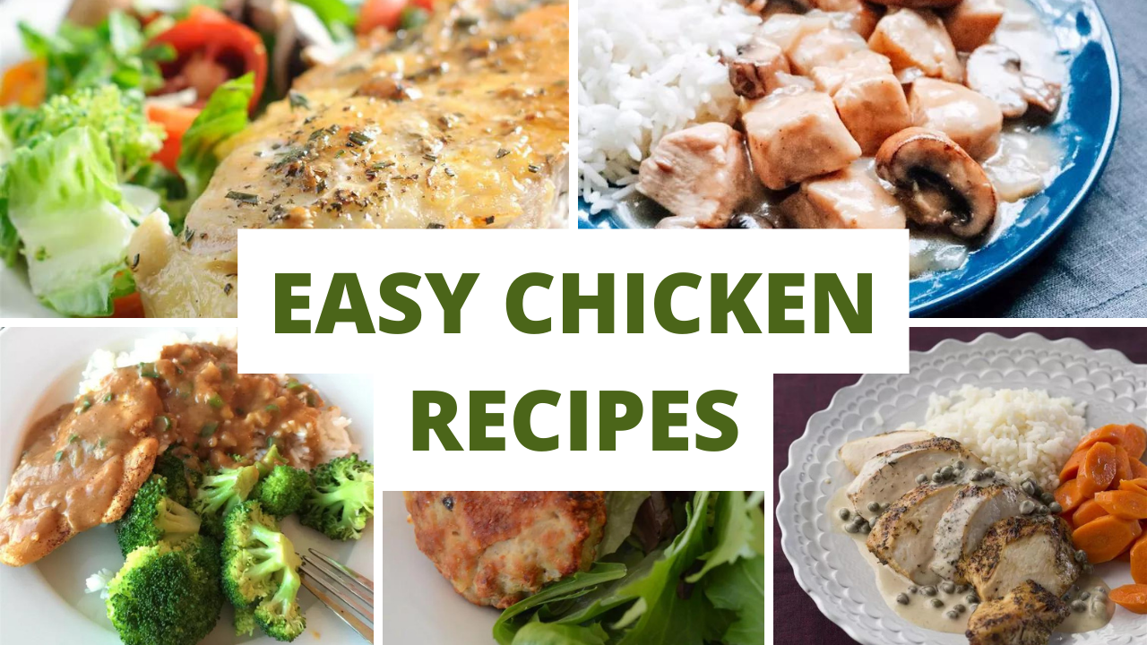 Video thumbnail for easy chicken recipes