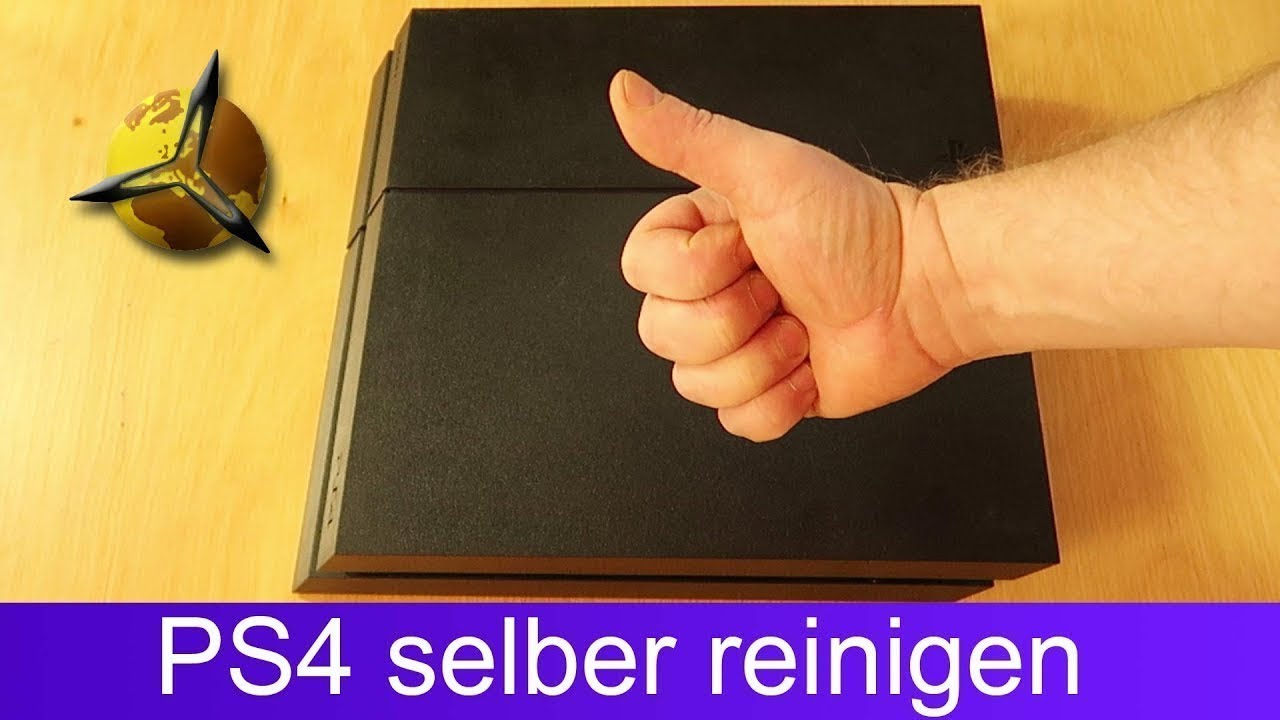 'Video thumbnail for PS4: Lüfter Kühler und Festplatte reinigen / entstauben'