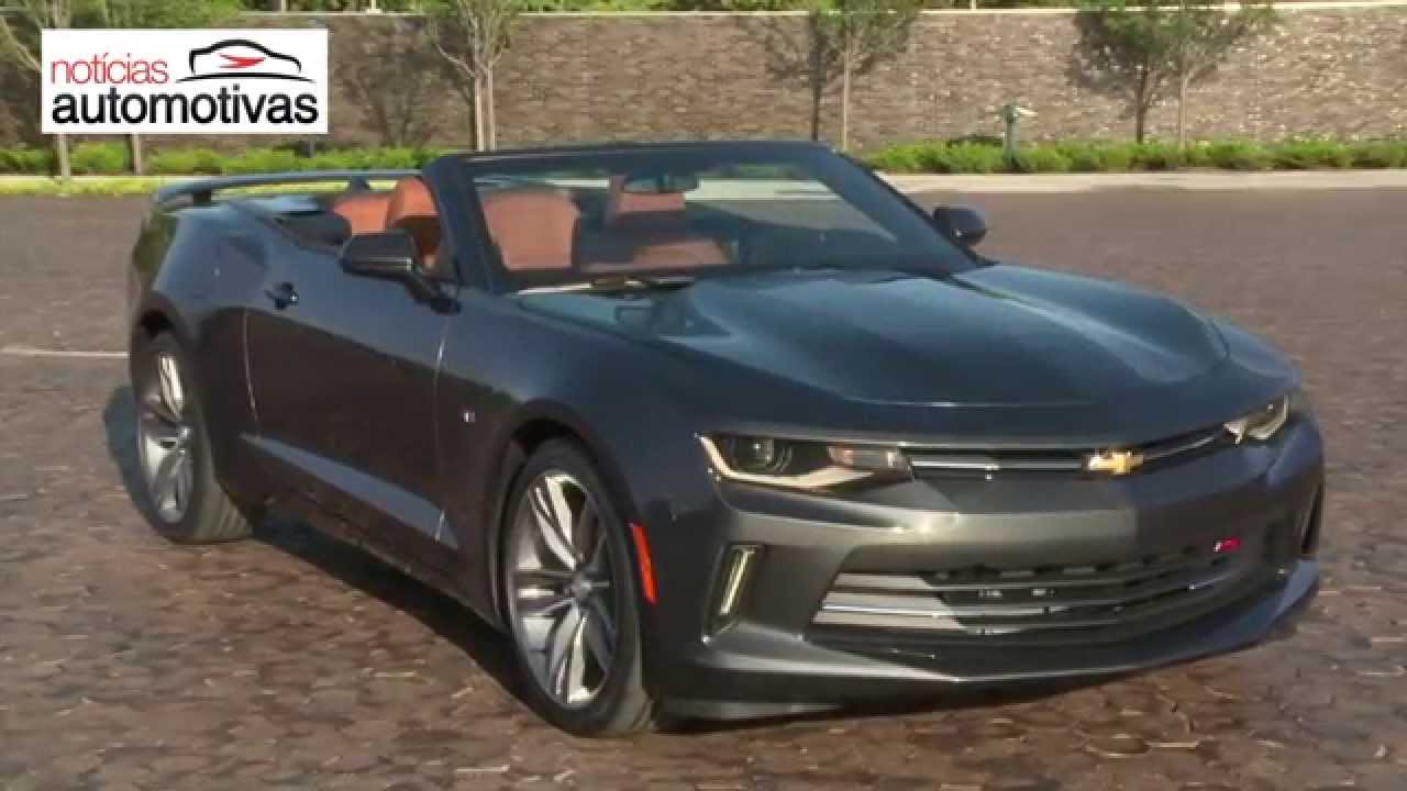 'Video thumbnail for Novo Chevrolet Camaro 2016 conversível - NoticiasAutomotivas.com.br'