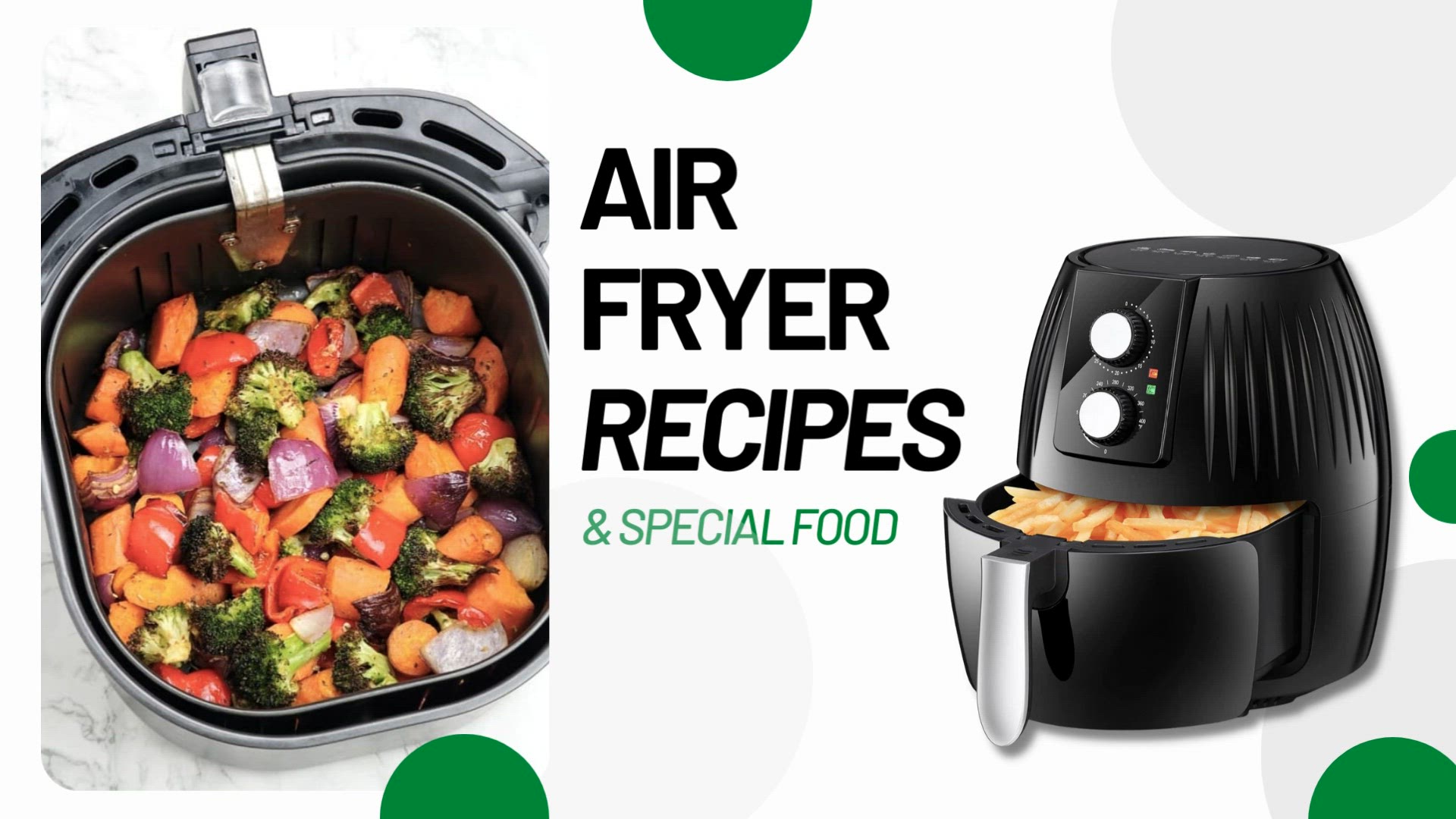'Video thumbnail for Air Fryer Recipe - Roasted Vegetables'