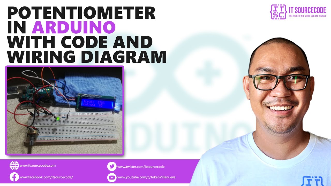 Potentiometer in Arduino with Code and Wiring Diagram | A...