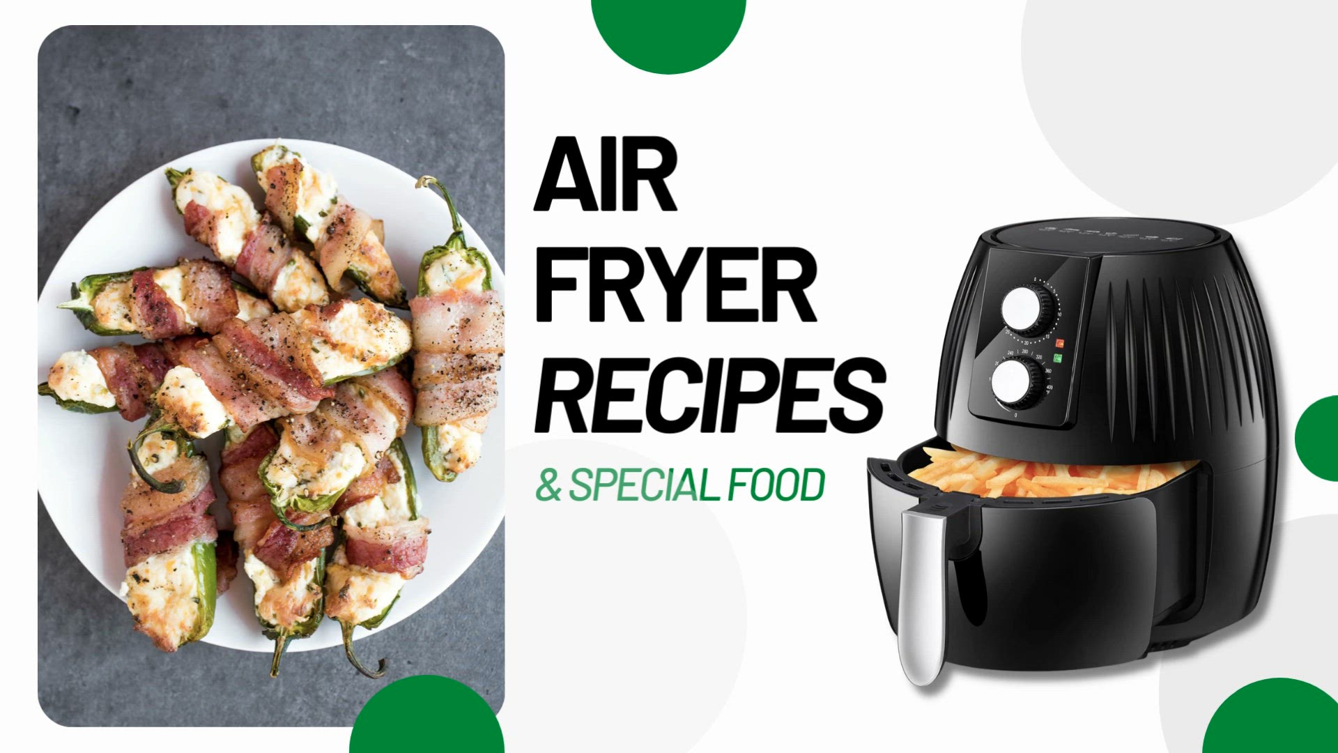 'Video thumbnail for Summer Air Fryer Recipes -  Jalapeño Poppers'