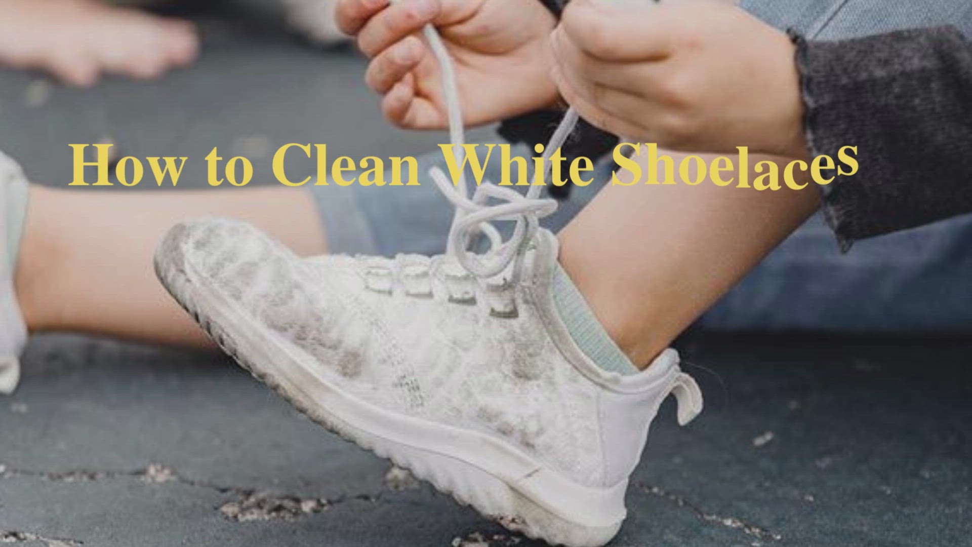Video thumbnail for How to Clean White Shoelaces