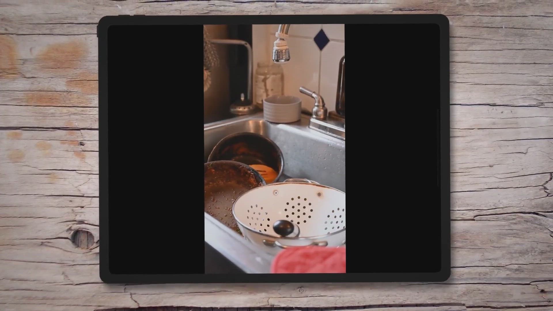 'Video thumbnail for How To Clean Stainless Steel Kitchen Sink Rack?'
