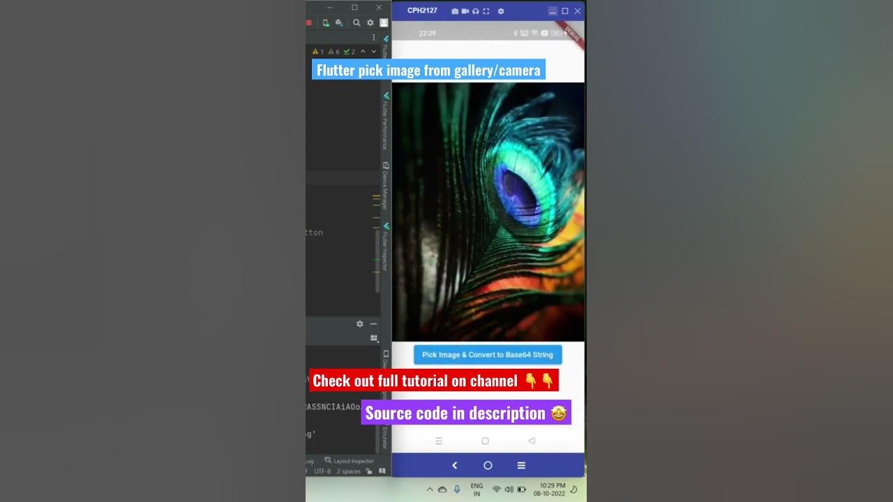 Video thumbnail for Flutter pick image from gallery and convert it to base64 string