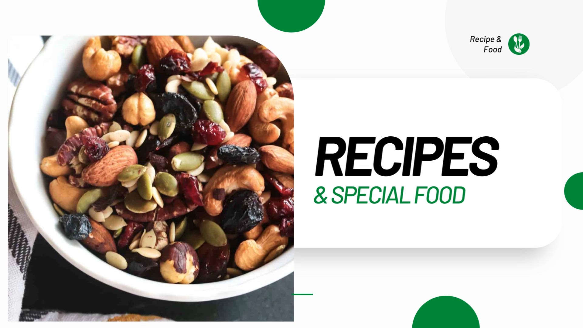 'Video thumbnail for Healthy Homemade trail mix with nuts and dried fruit Recipe'