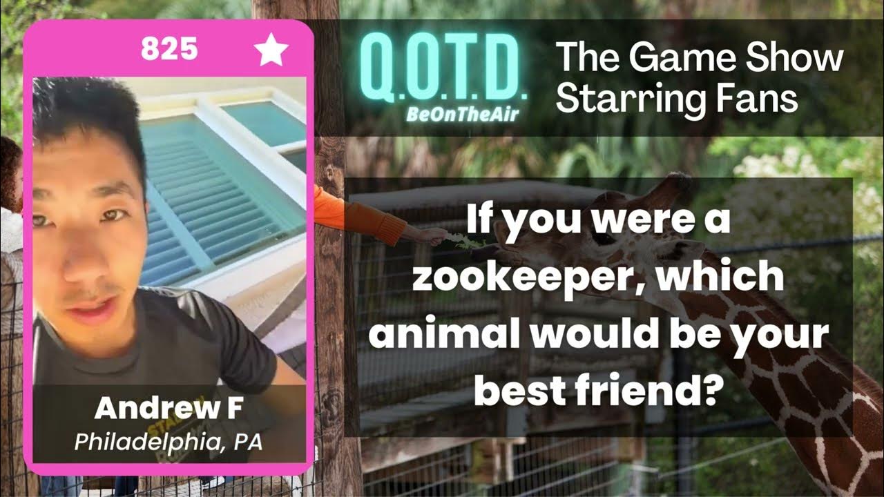 Video thumbnail for Our Favorite Answers: Andrew's best zoo friends would be the bunnies!