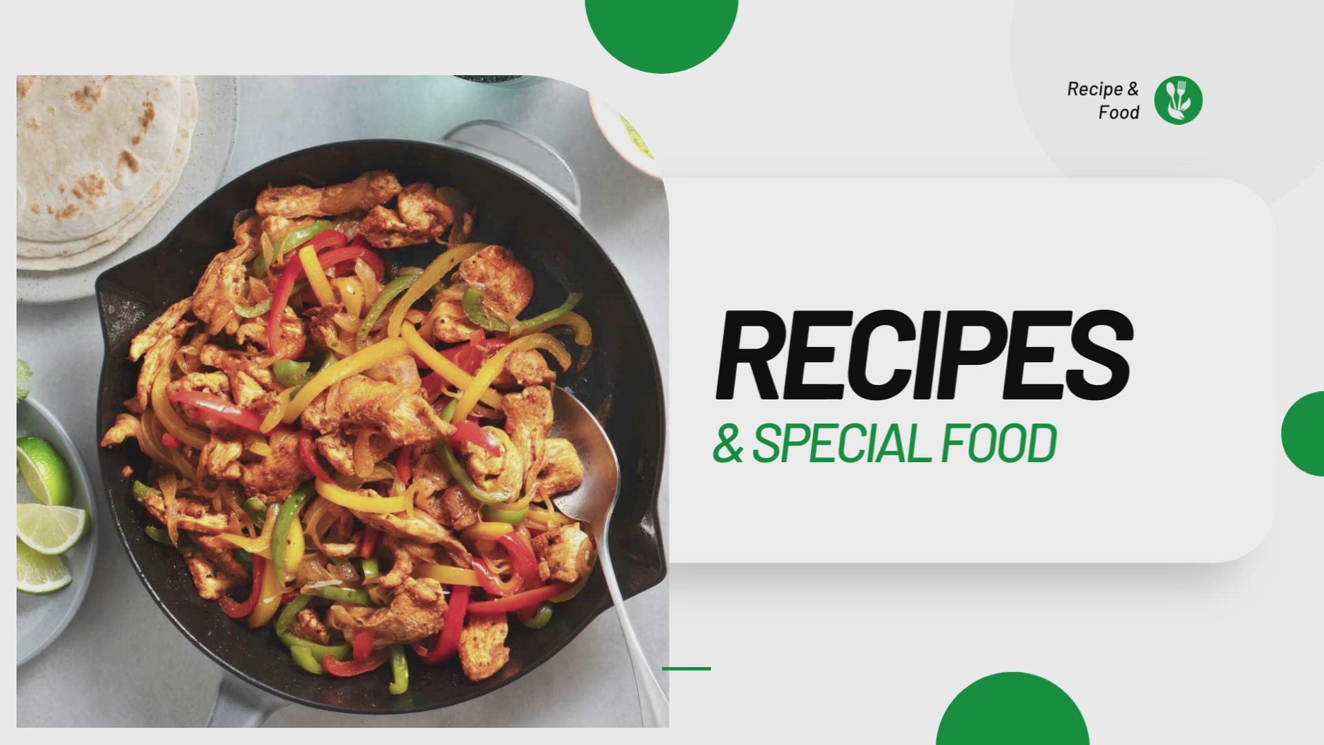'Video thumbnail for Easy Fajitas Recipes'