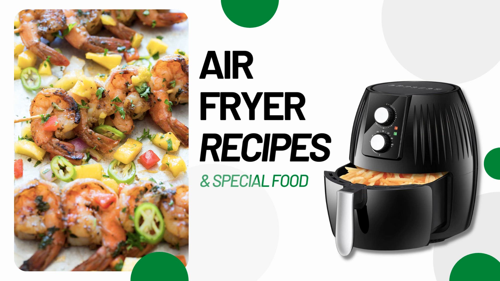 'Video thumbnail for Summer Air Fryer Recipes - Butterflied Shrimp with Pineapple and Mango Salsa'