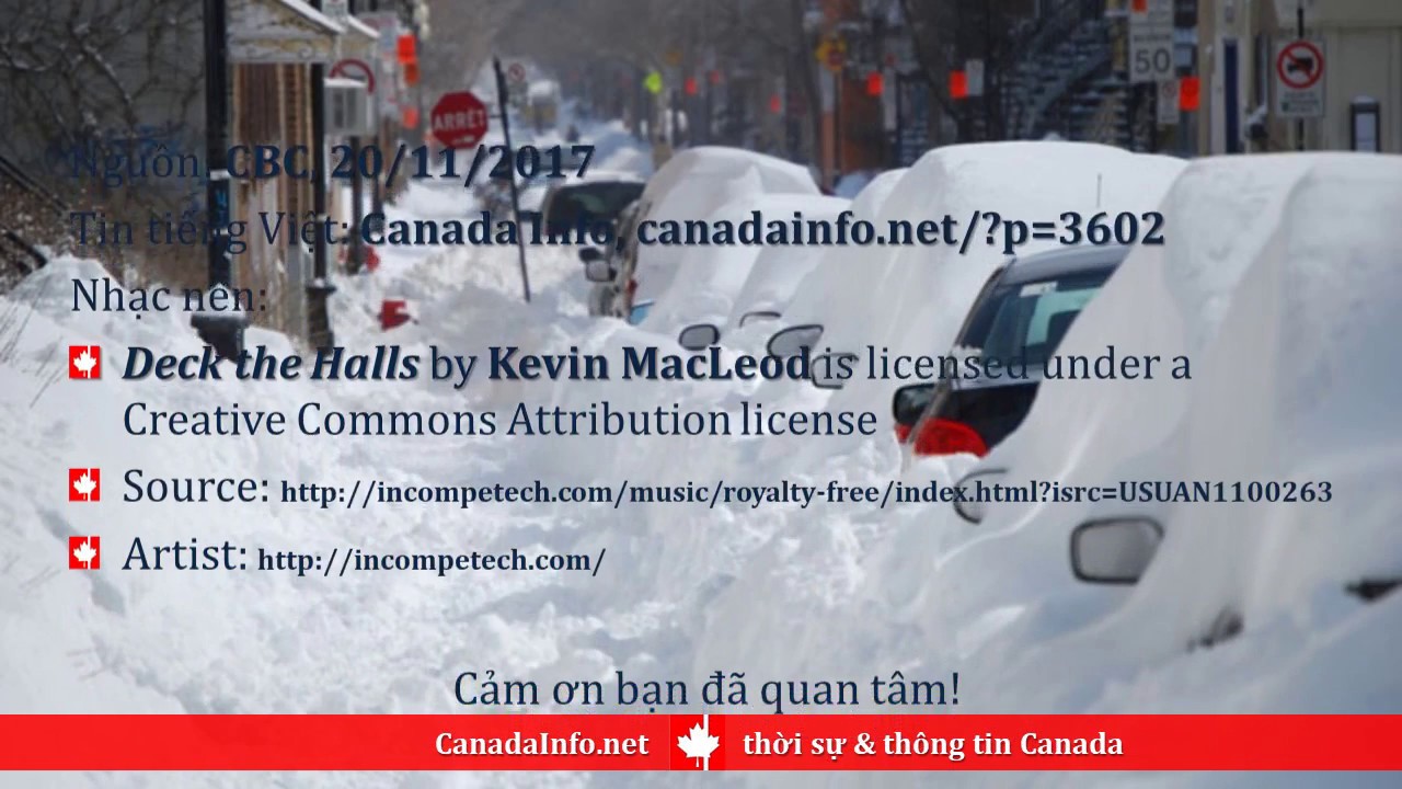 Video thumbnail for Chuyên gia dự báo năm nay Canada có mùa đông “kinh điển” rất nhiều tuyết