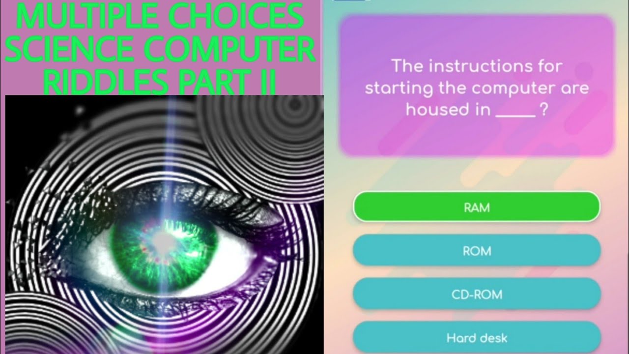 'Video thumbnail for Synthesize Multiple choices Riddles about Computer science knowledge #2 | Vu Giang Channel'