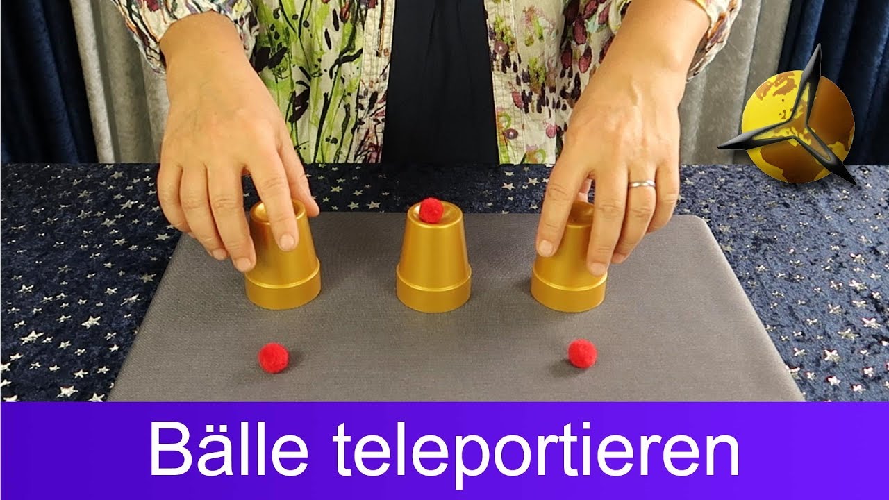 'Video thumbnail for Zaubertricks für Kinder: Bälle teleportieren'