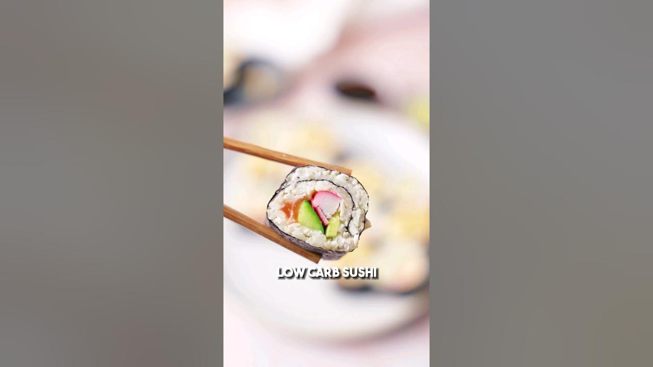 Video thumbnail for YESSS!! Heute gibt es das Rezept für LowCarb Sushi 😍🍣