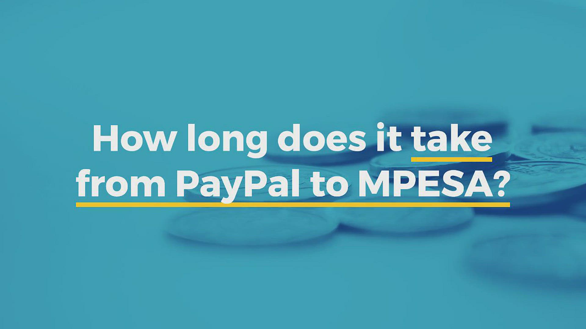 'Video thumbnail for How long does it take from PayPal to MPESA'