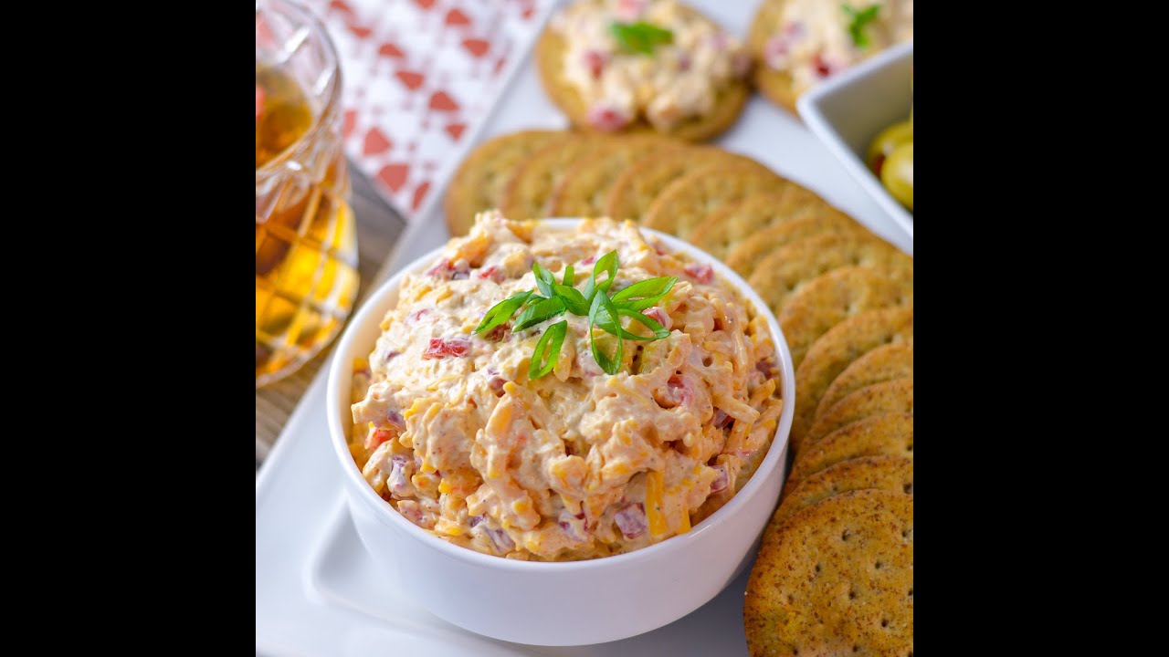 Video thumbnail for How to Make Southern Pimento Cheese Spread