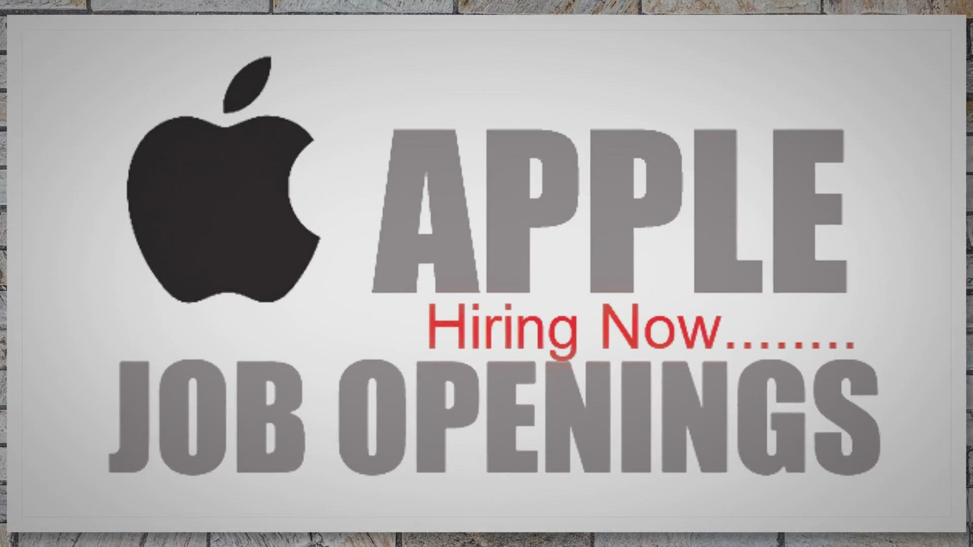 Video thumbnail for Apple Recruitment 2023 | Freshers/ Exp. Candidates | Apply Now
