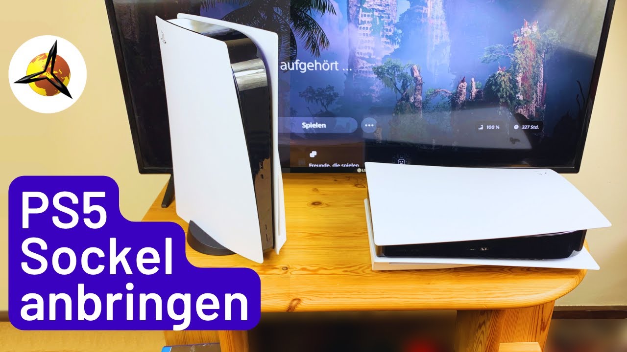 'Video thumbnail for PS5 Standfuß befestigen Liegend & Vertikal'