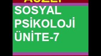 'Video thumbnail for Sosyal Psikoloji Ünite 7 – Öğrenme Yönetim Sistemi   Google Chrome 2020 01 02 21 17 32'