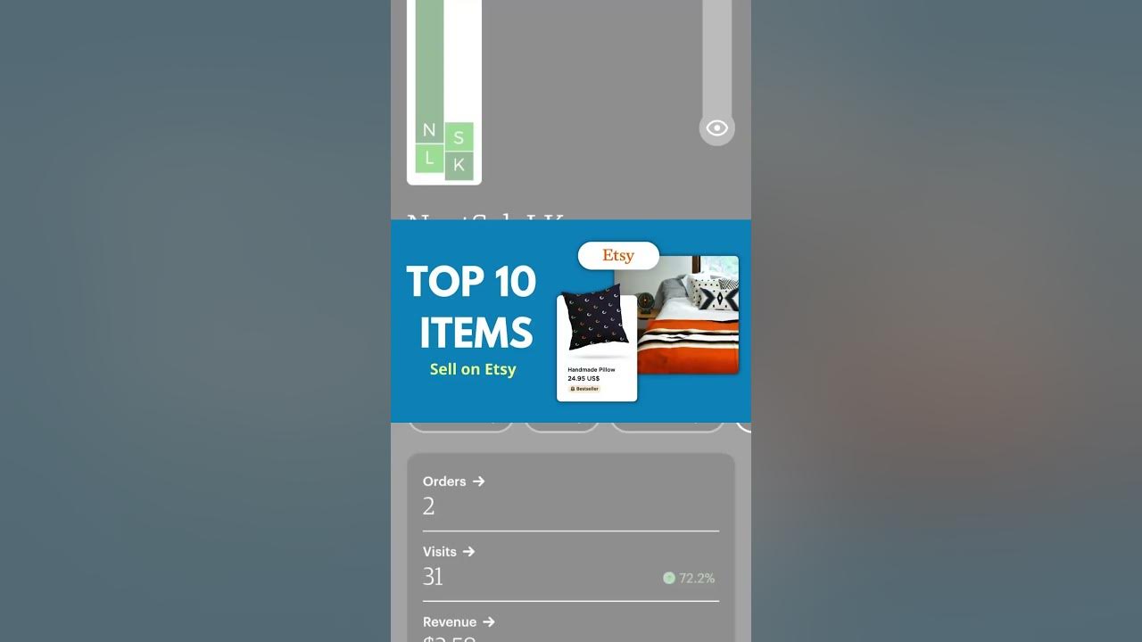 'Video thumbnail for Etsy What to Sell? #Short'