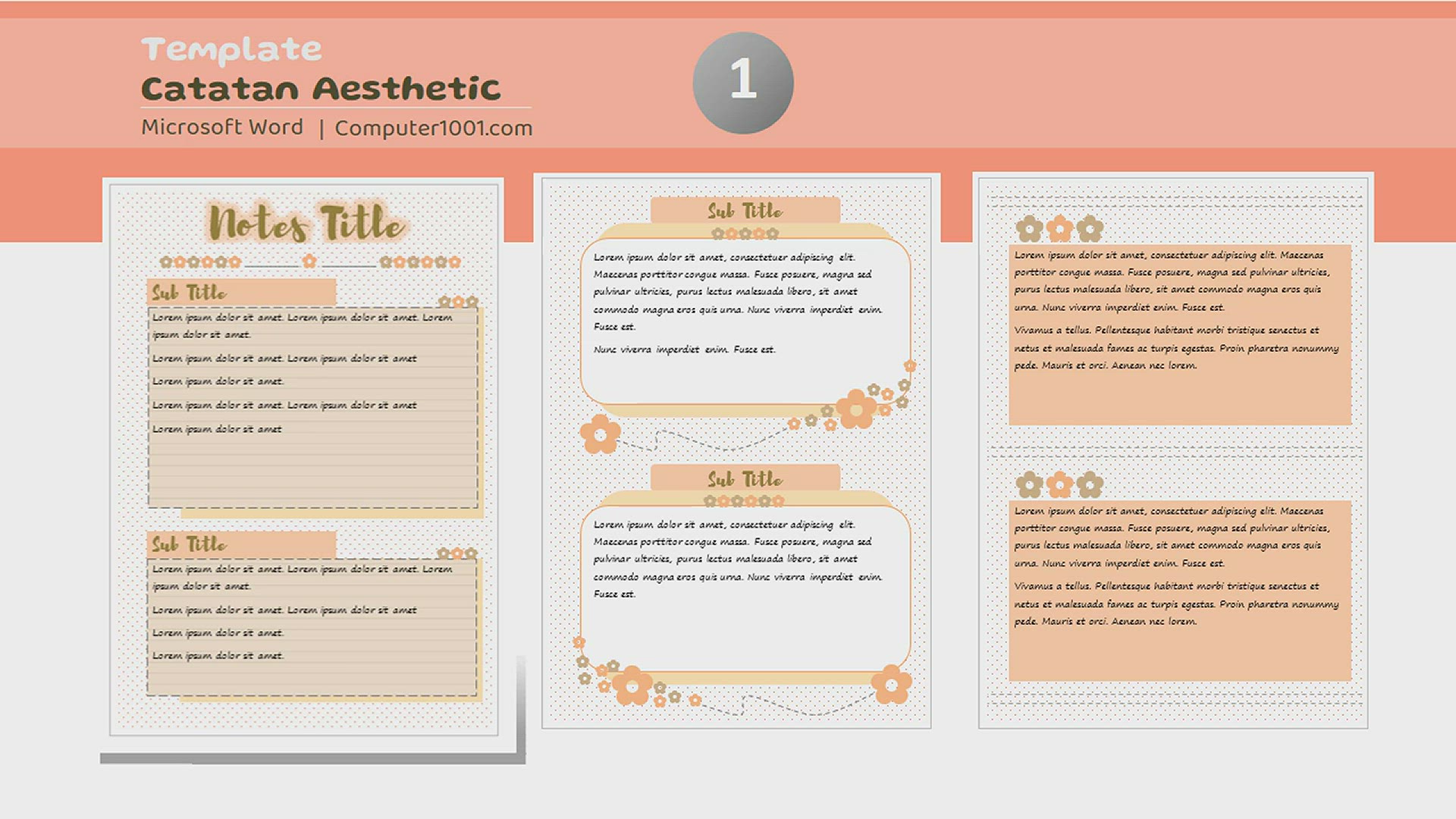 'Video thumbnail for Aesthetic Notes Template Word Free Download'