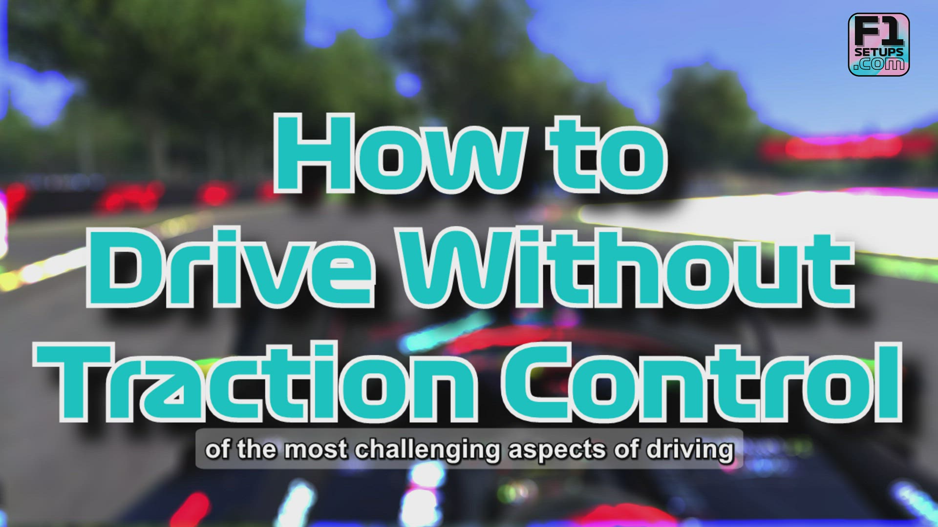 'Video thumbnail for How to drive without traction control F1 22'