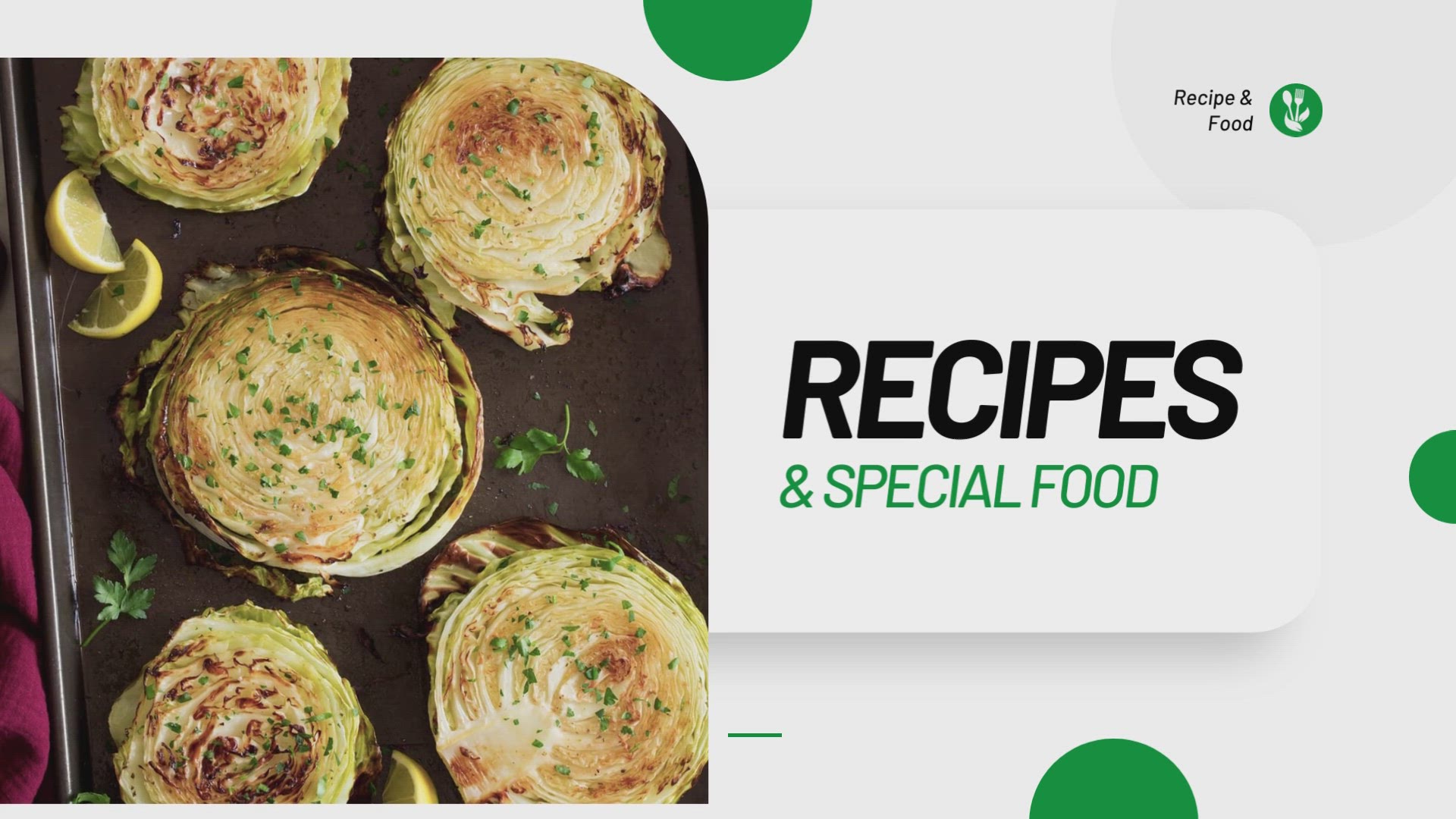 'Video thumbnail for Healthy Roasted Cabbage Recipes'