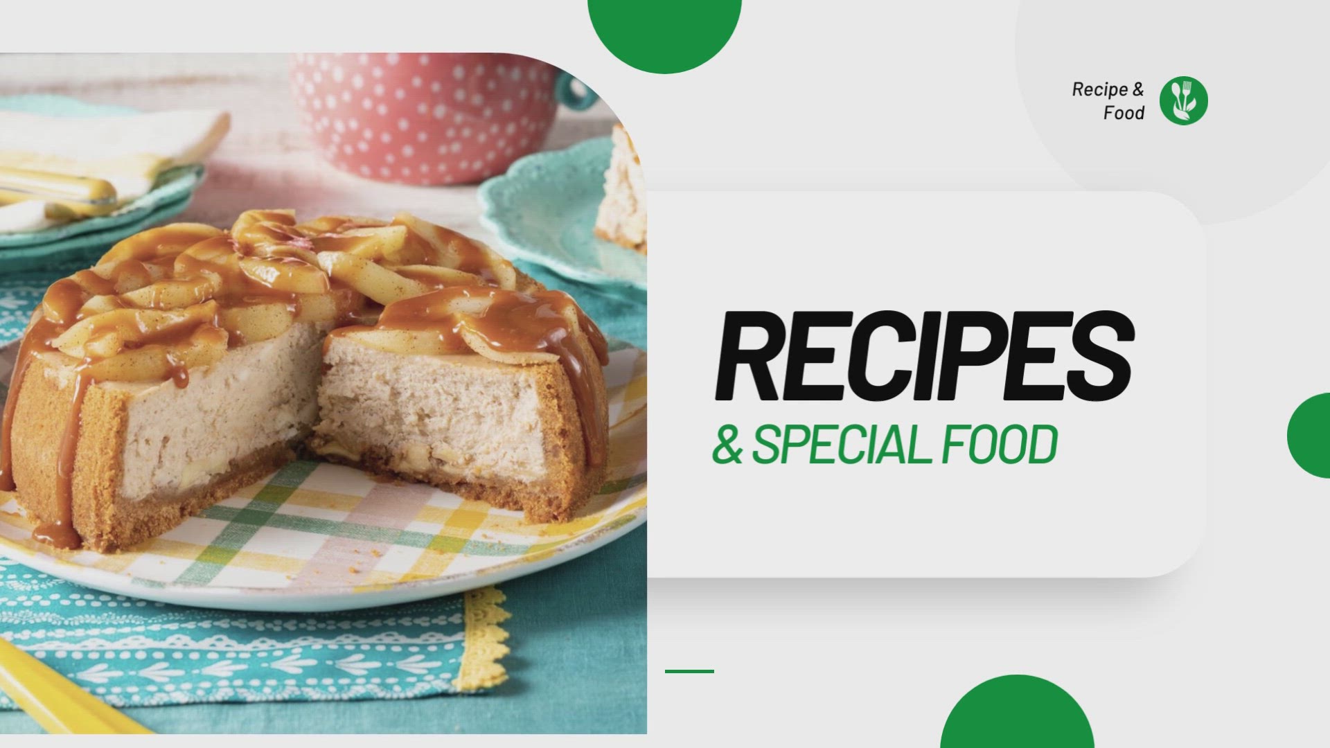 'Video thumbnail for Healthy Homemade Caramel Apple Cheesecake Recipes'