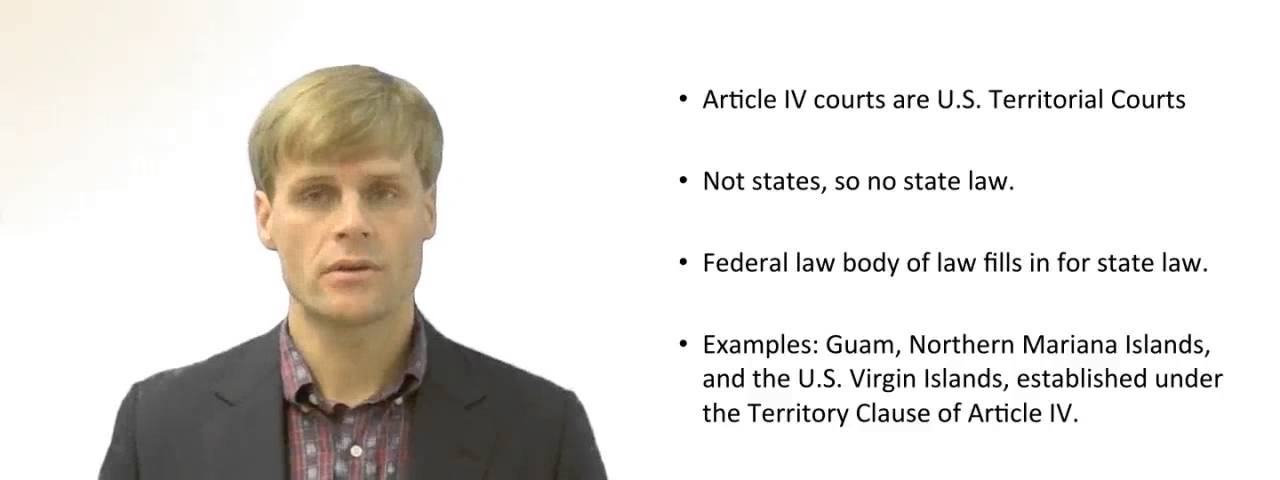 'Video thumbnail for Article IV Territorial Courts'