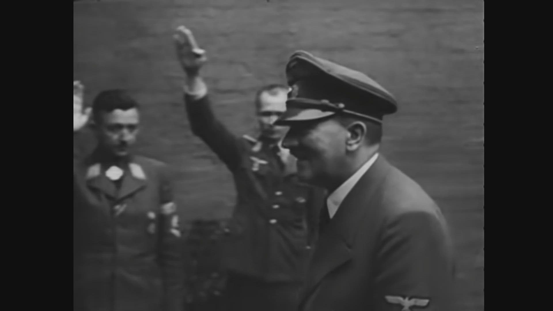 'Video thumbnail for Rare Footage of Hitler 1944'
