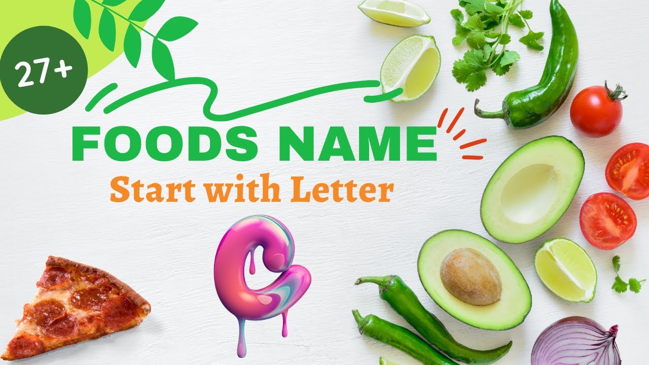 Video thumbnail for foods that starts with letter C