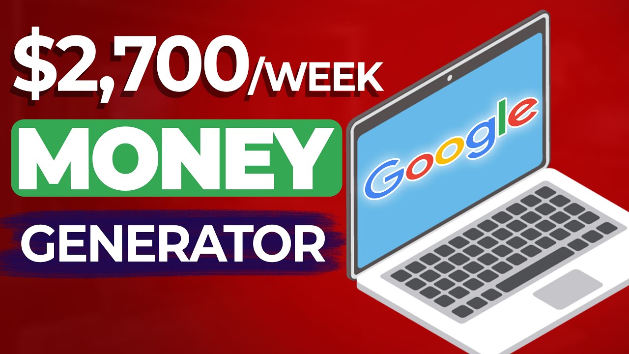 'Video thumbnail for Make $2700/Week Using Google Money Generator That Pays Per Every View (For Beginners)'