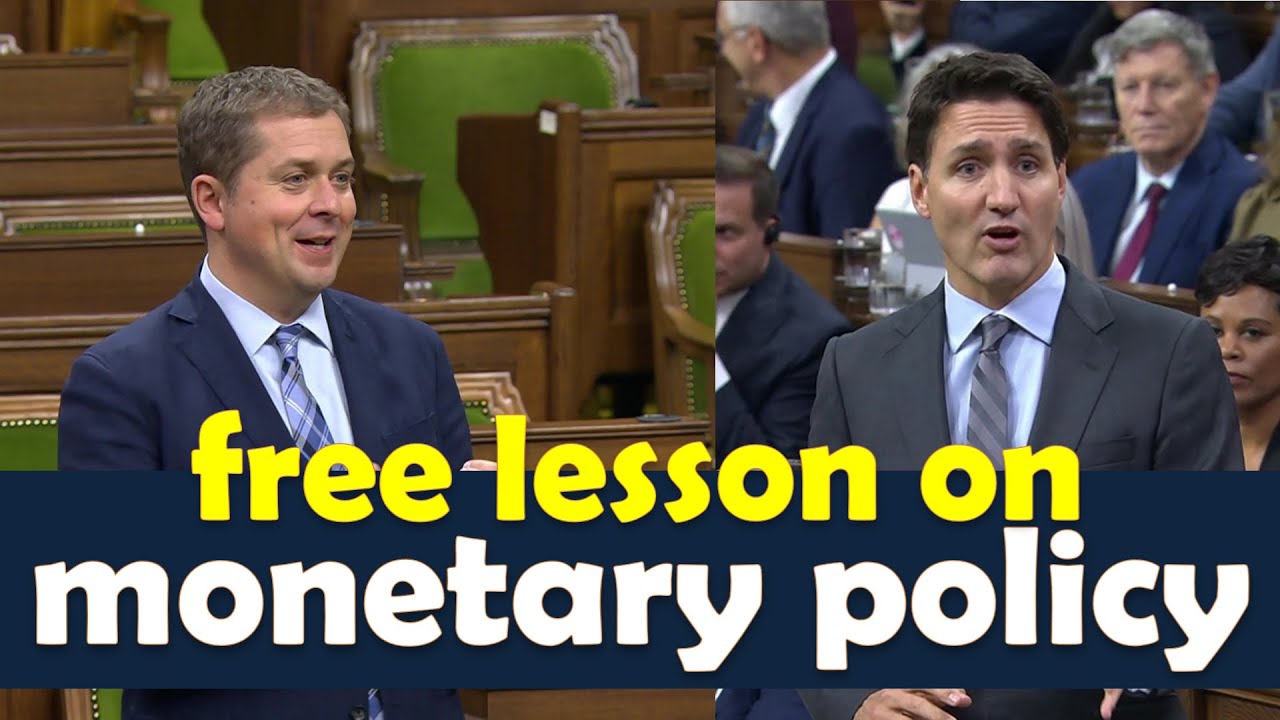 Video thumbnail for Top Conservative's free lesson for Trudeau and Liberals who 'don't think about monetary policy'