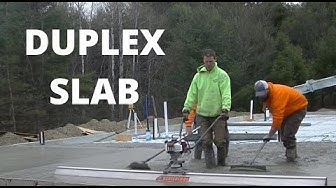 'Video thumbnail for Pouring An 80' x 28' Concrete Slab (Duplex House Slab)'