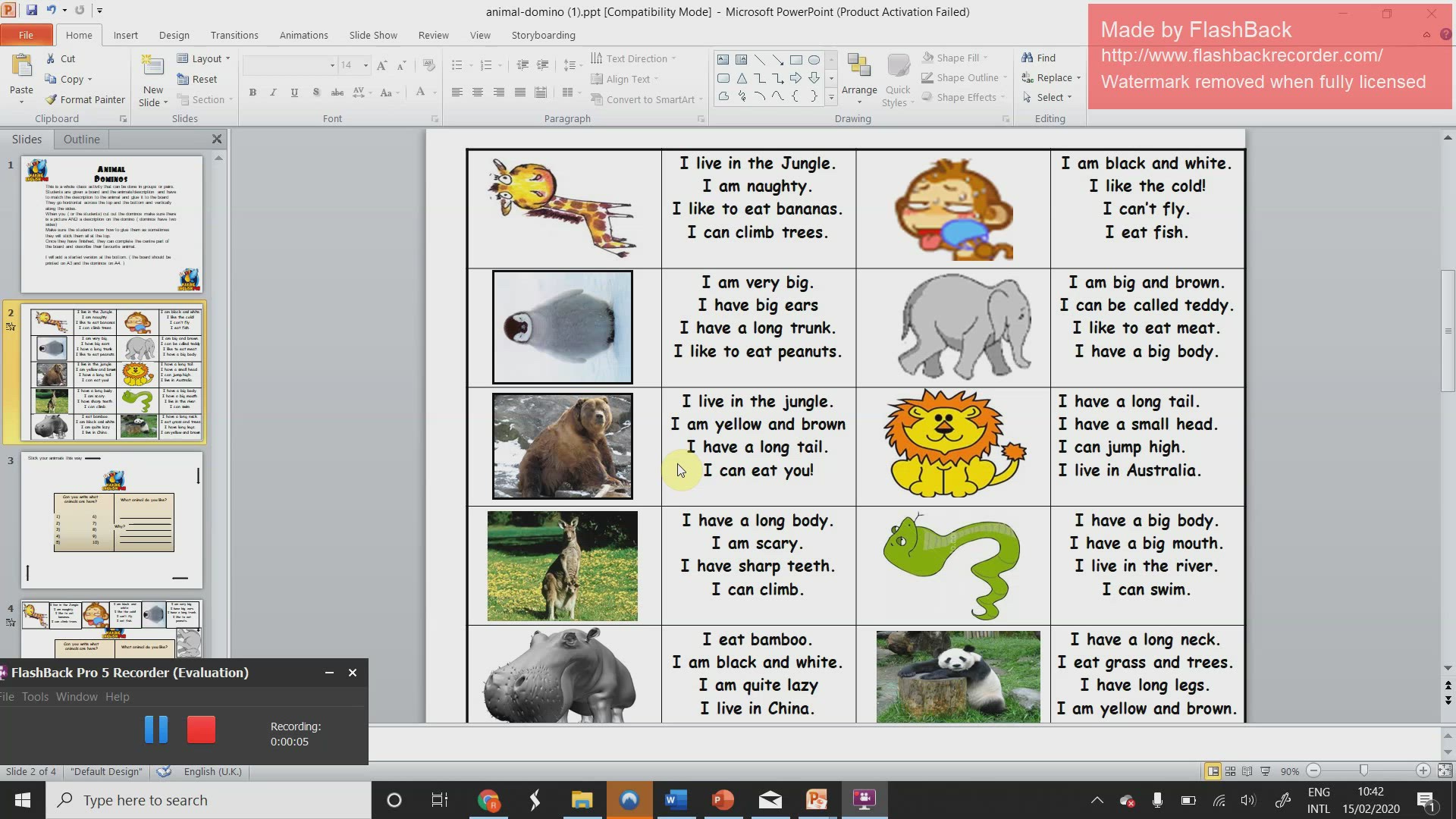 Video thumbnail for How to Use the Animal Dominoes Activity