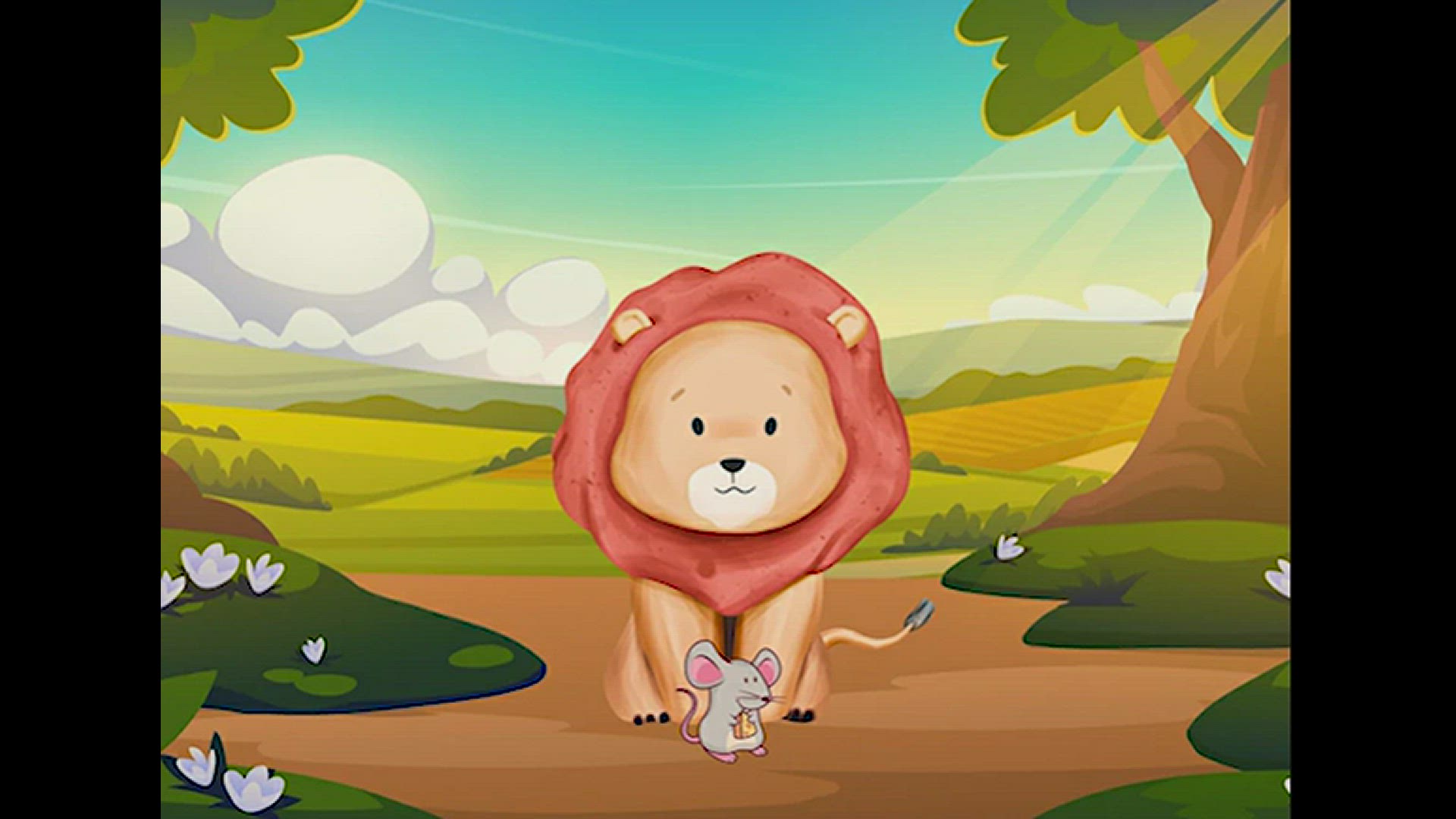 'Video thumbnail for The lion and the mouse - האריה והעכבר'