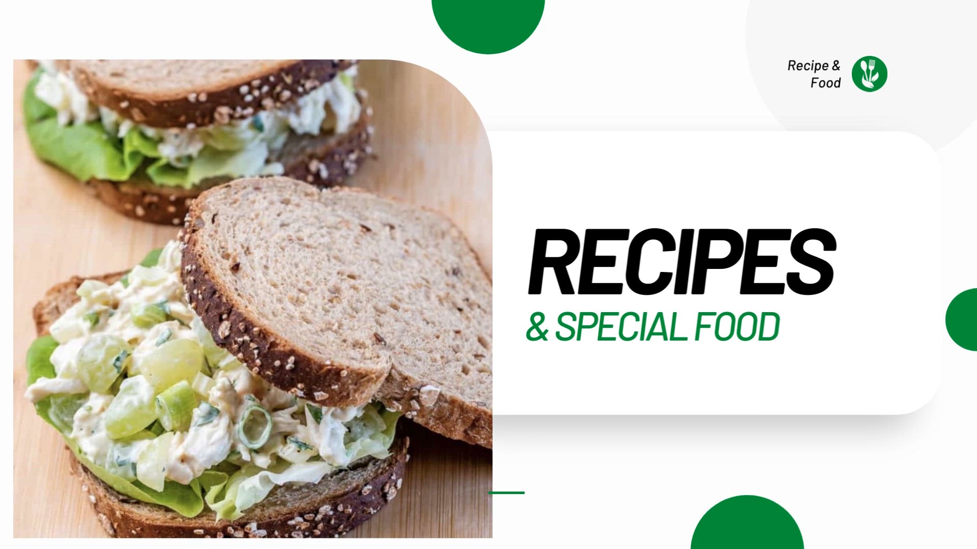 'Video thumbnail for Healthy Chicken salad on whole wheat bread Recipe'