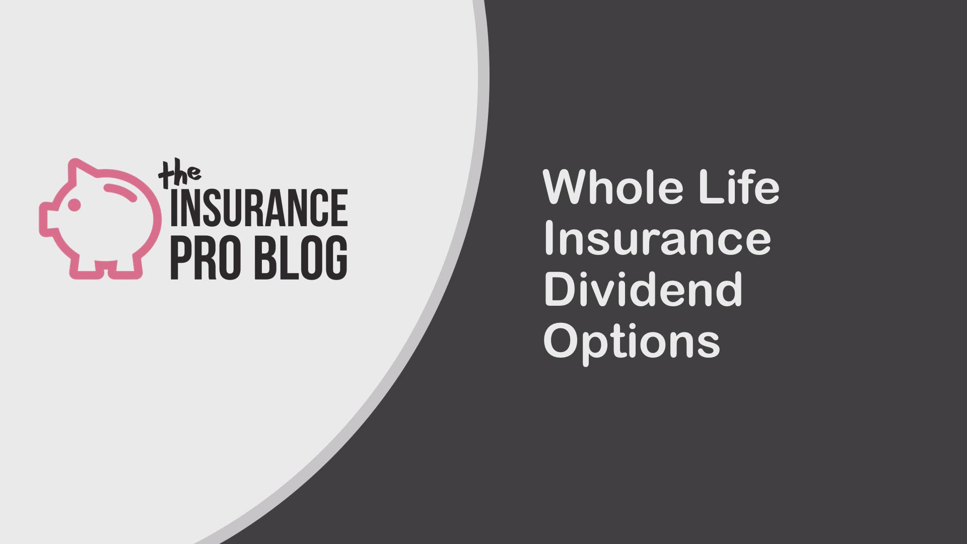 Video thumbnail for Whole Life Insurance Dividend Options
