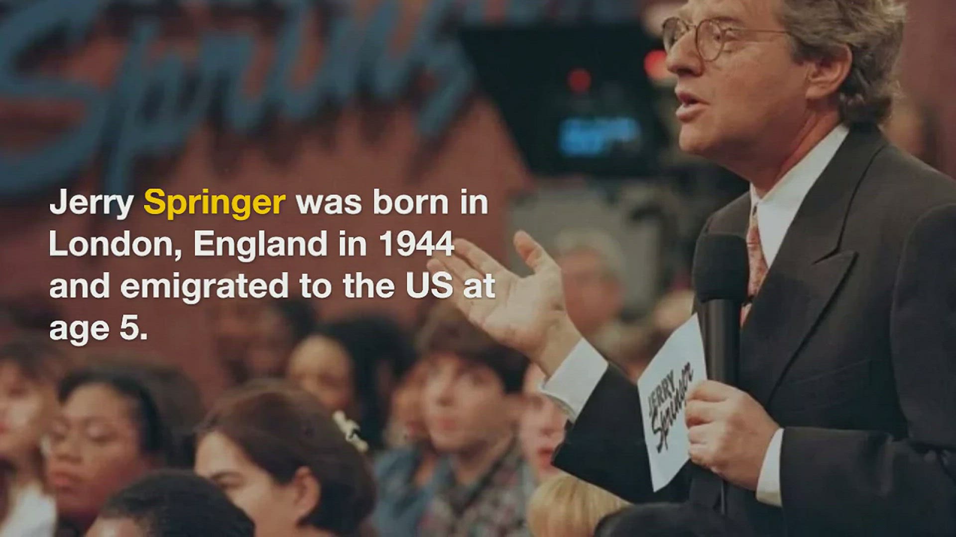 'Video thumbnail for Jerry Springer's Net Worth'