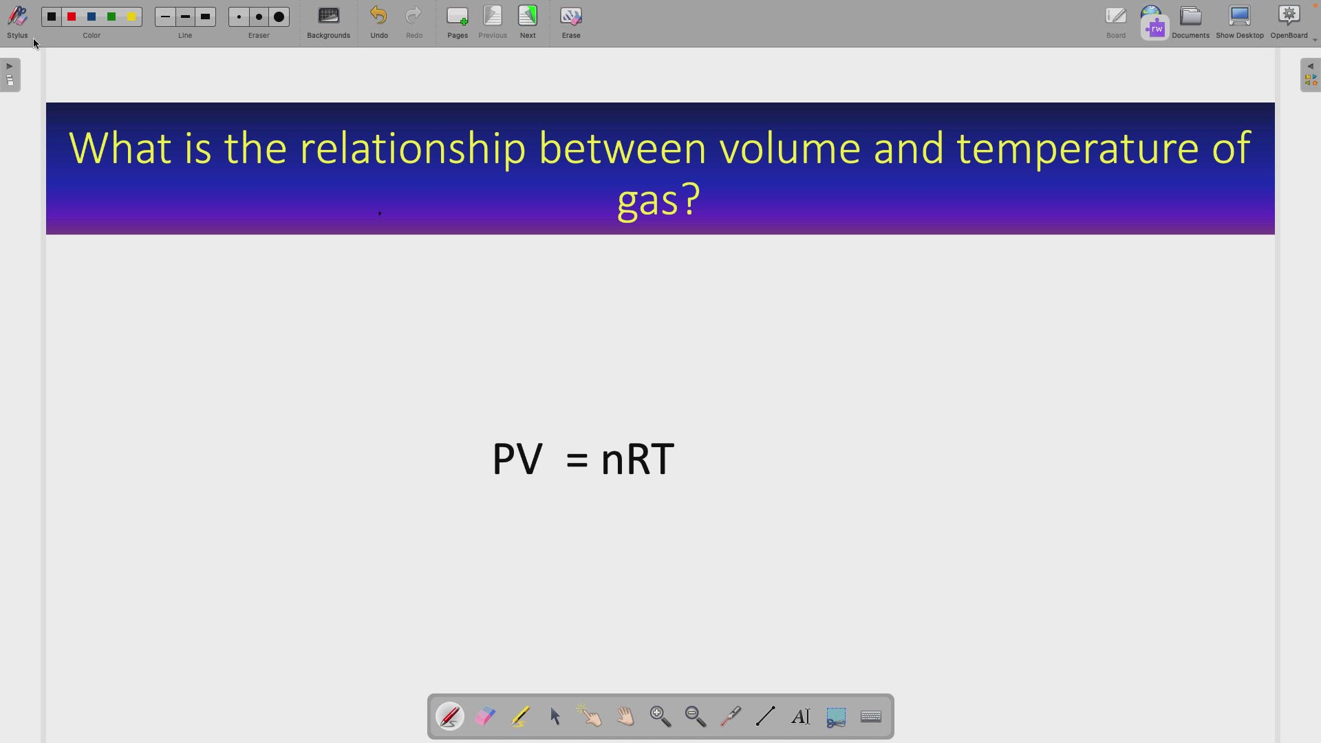 'Video thumbnail for What's the relationship between volume and temperature of gas?'
