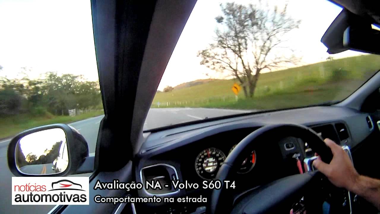 'Video thumbnail for Volvo S60 T4 - Estrada - NoticiasAutomotivas.com.br'