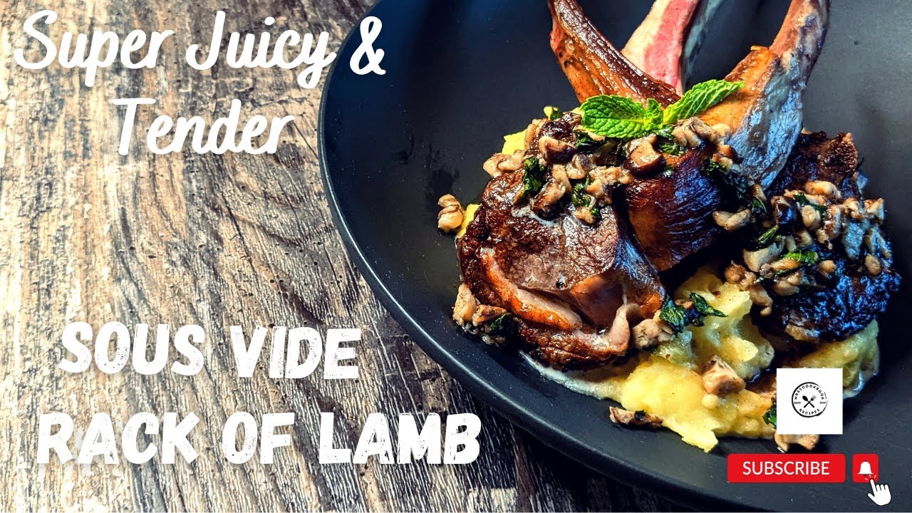 'Video thumbnail for Sous Vide Rack Of Lamb - PERFECTLY Pan-seared after'