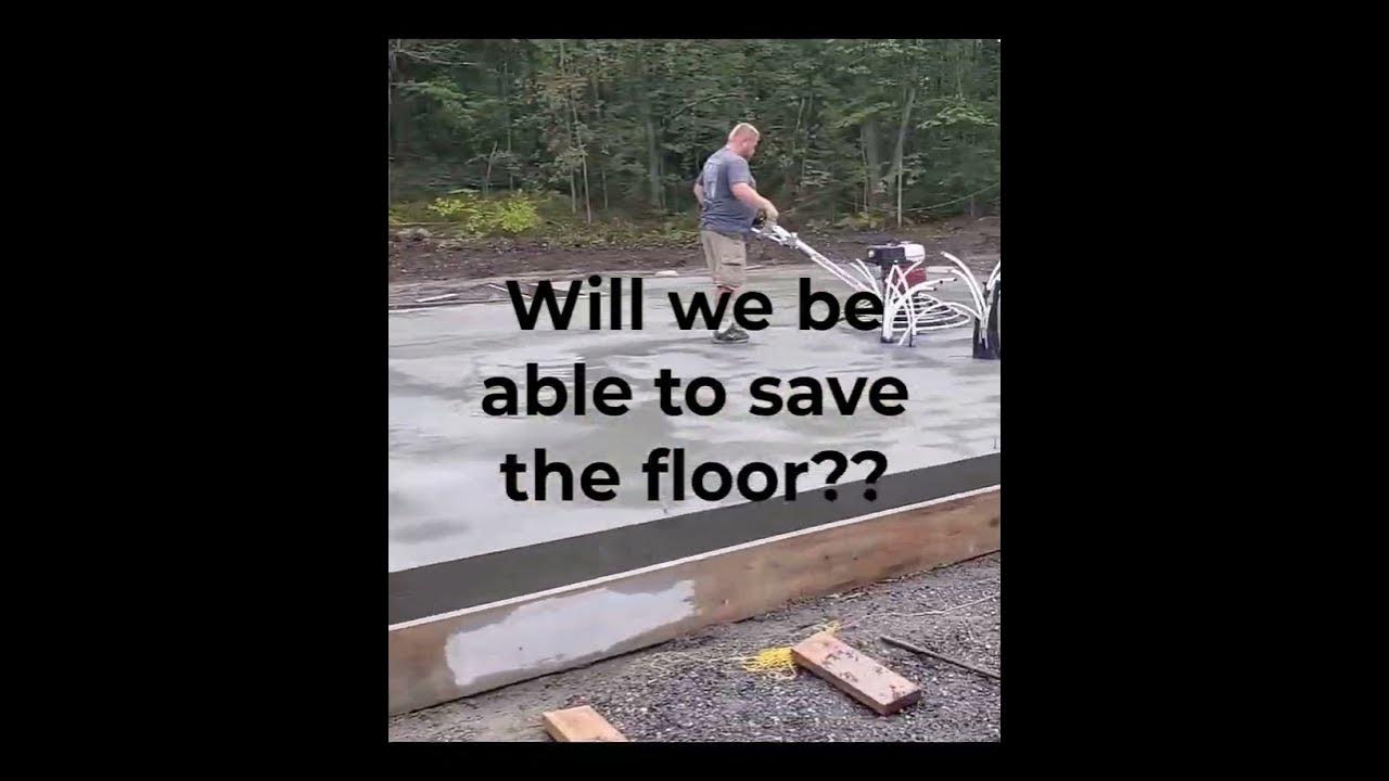 'Video thumbnail for Will we be able to save this floor from the rain?? #shorts'