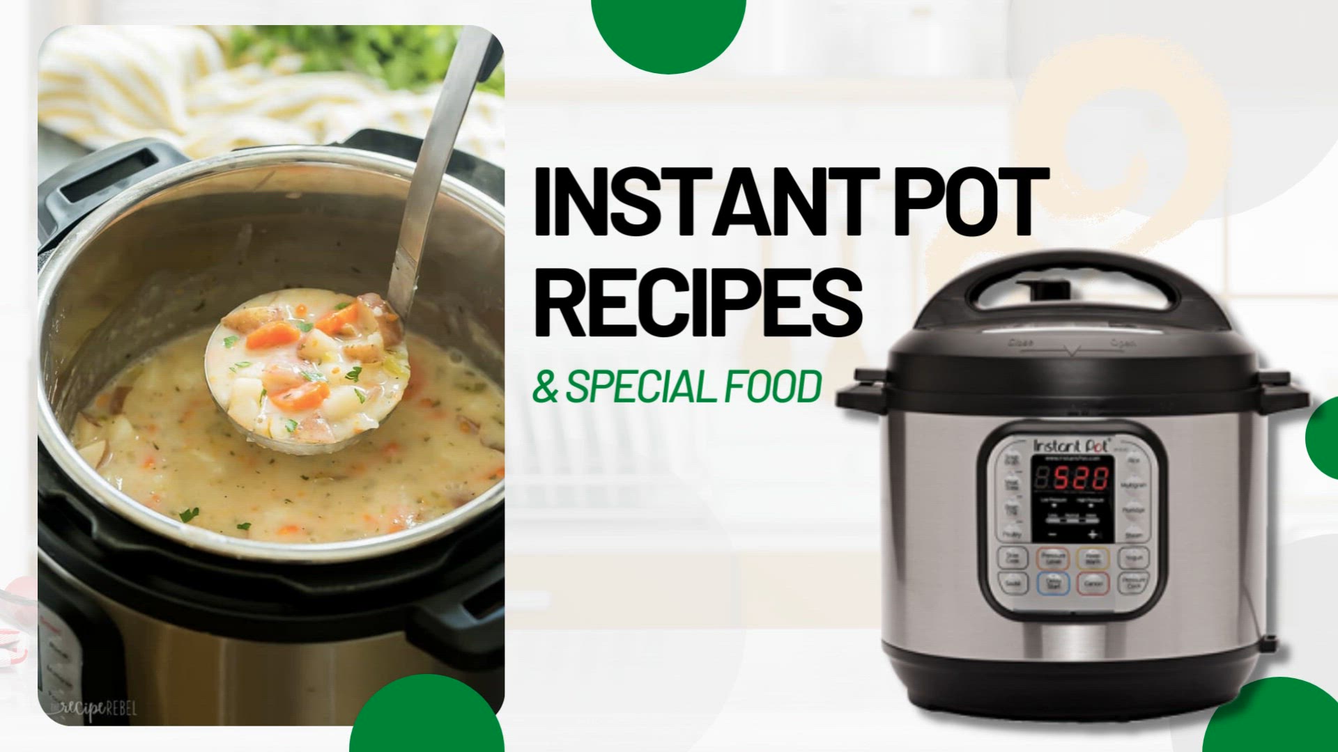 'Video thumbnail for Instant Pot Recipe  Potato Soup'