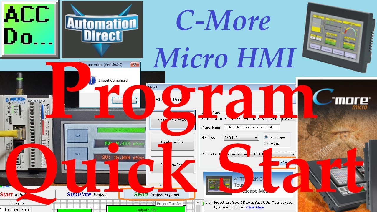 'Video thumbnail for C-More Micro HMI Program Quick Start'